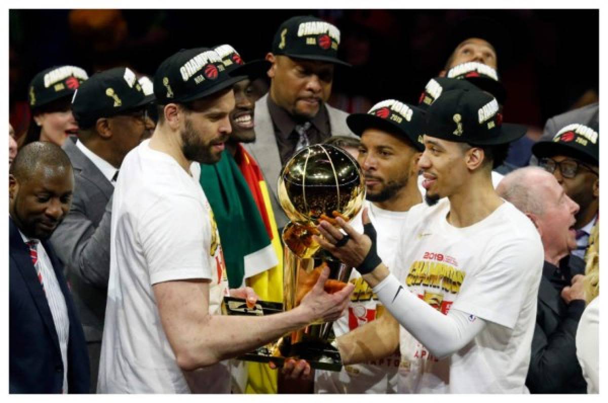 Los Raptors de Toronto se proclaman campeones de la NBA al vencer a los Warriors