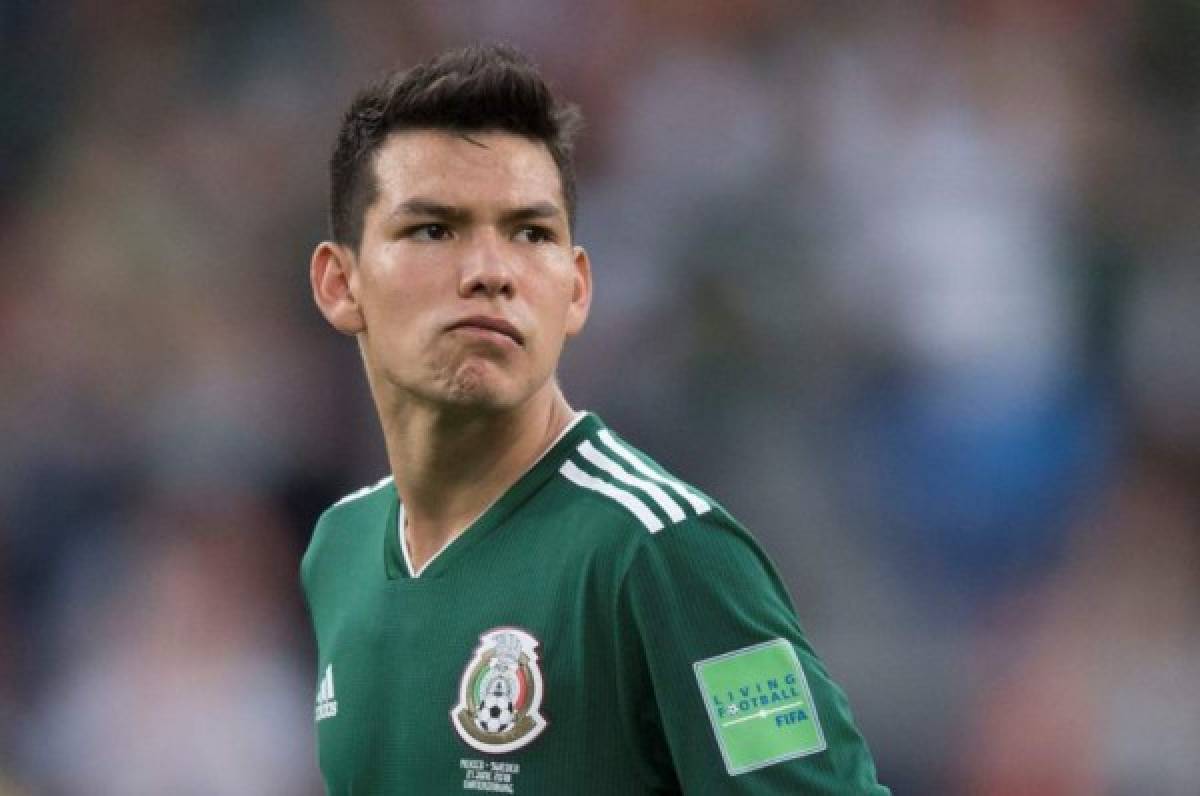 Oficial: Hirving Lozano se pierde la Copa Oro por molestias en la rodilla derecha  