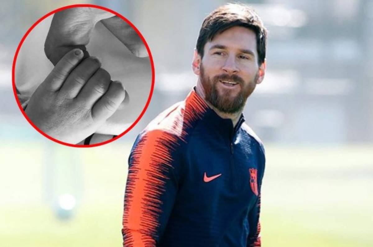Sorpresa: Messi publica la primera foto junto a su hijo, Ciro