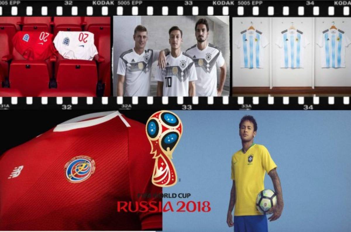 Lo increíbles precios de las camisetas de las selecciones de Rusia 2018