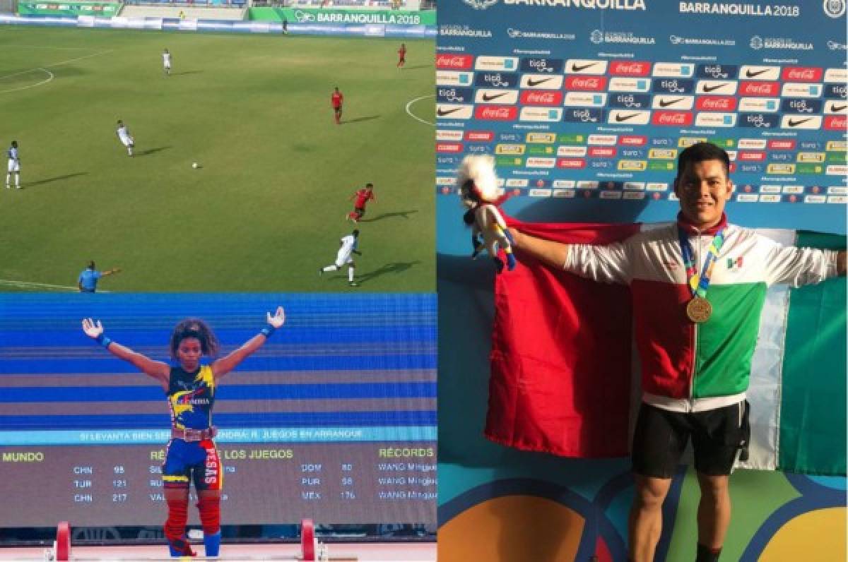 Resumen: Honduras triunfa en fútbol; Colombia lidera medallero de Juegos Centroamericanos y del Caribe