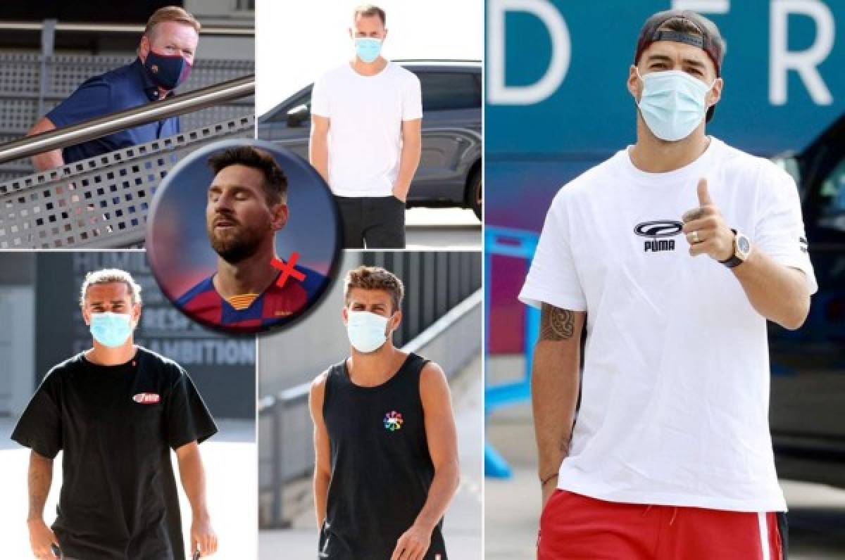 Se consuma el divorcio: Así fue la jornada de pruebas PCR en el Barcelona y Messi brilló por su ausencia