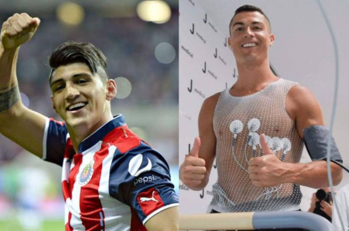 El mexicano Alan Pulido compara su físico con el de Cristiano Ronaldo