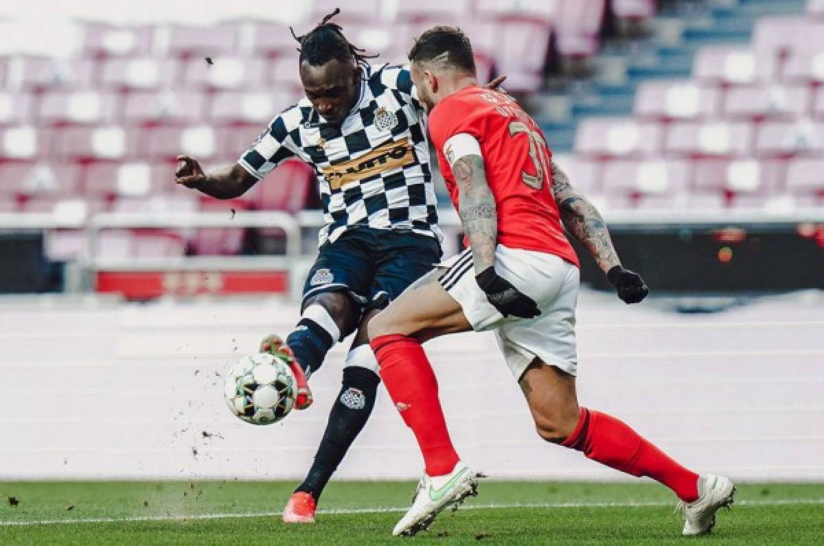 El Benfica derrotó al Boavista en la Liga de Portugal; Alberth Elis fue titular y Benguché ingresó de cambio