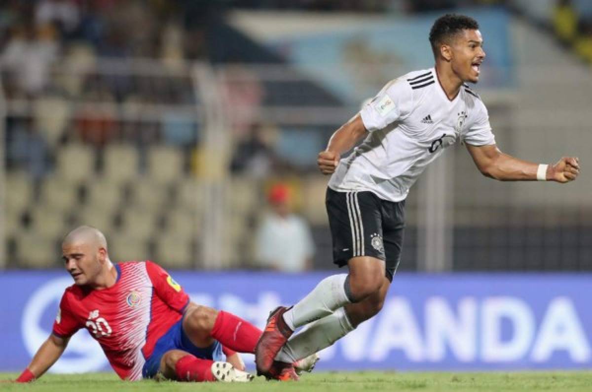 Costa Rica cae 'in extremis' ante Alemania en su debut en Mundial Sub-17