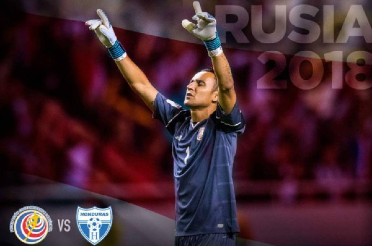 El mensaje de Keylor Navas previo al Costa Rica-Honduras