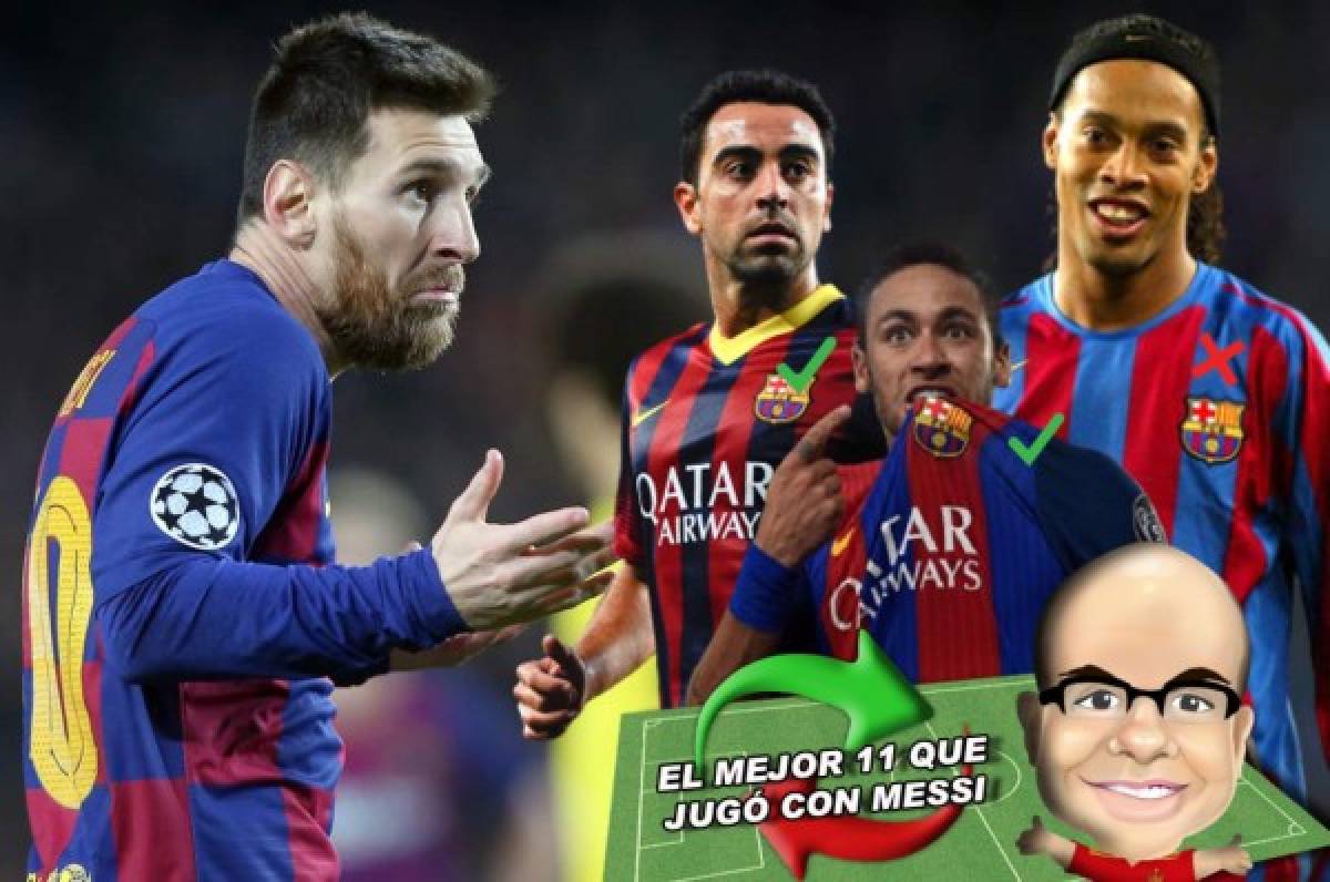 Con grandes ausencias: el mejor 11 con el que jugó Messi en el Barcelona, según MisterChip