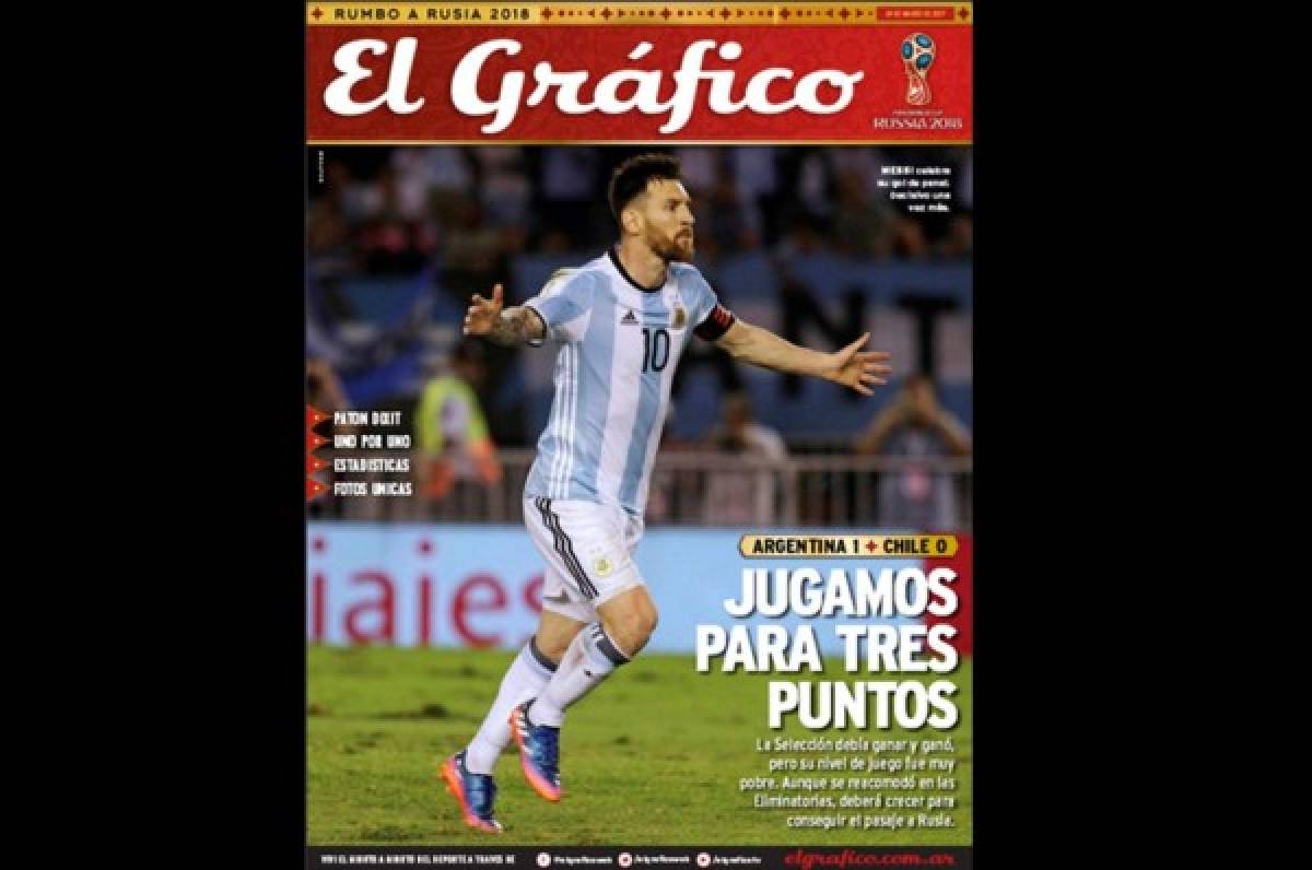 Portadas de hoy: Argentina se rinde a Messi y Honduras a ''TRUMPear'' a EUA