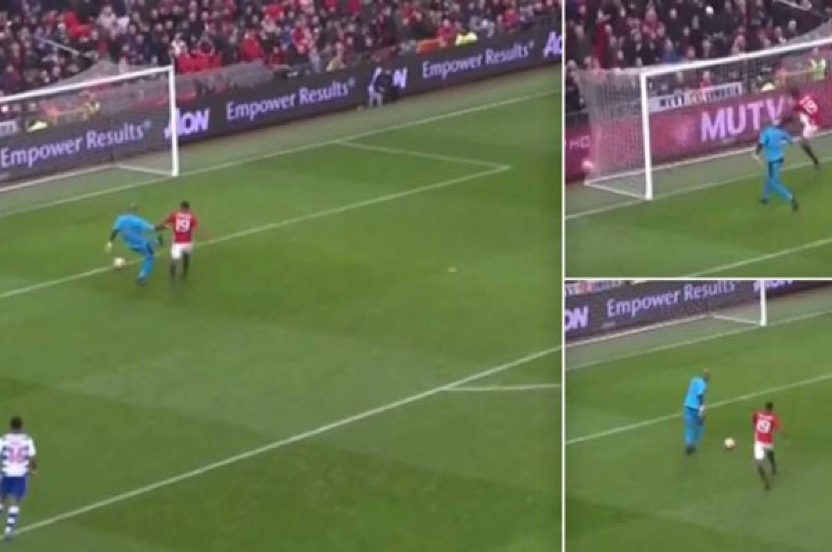 El vergonzoso error de Ali Al-Habsi, portero del Reading ante Manchester United