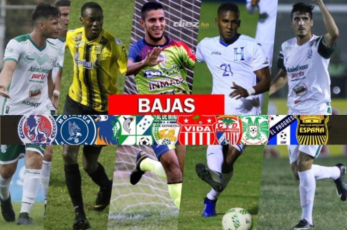 Los jugadores que han sido confirmados como bajas en los clubes de Liga Nacional