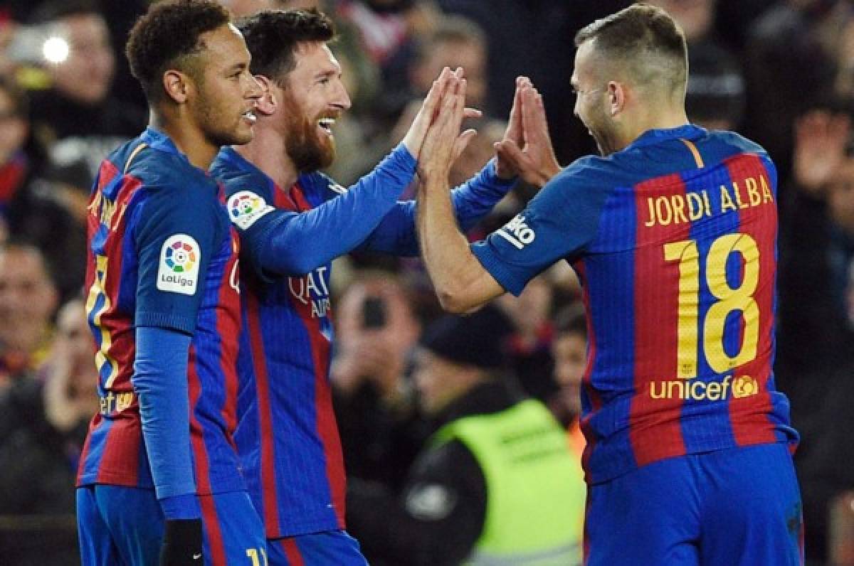 Messi, Suárez y Neymar le dan la clasifcación al Barcelona en Copa del Rey