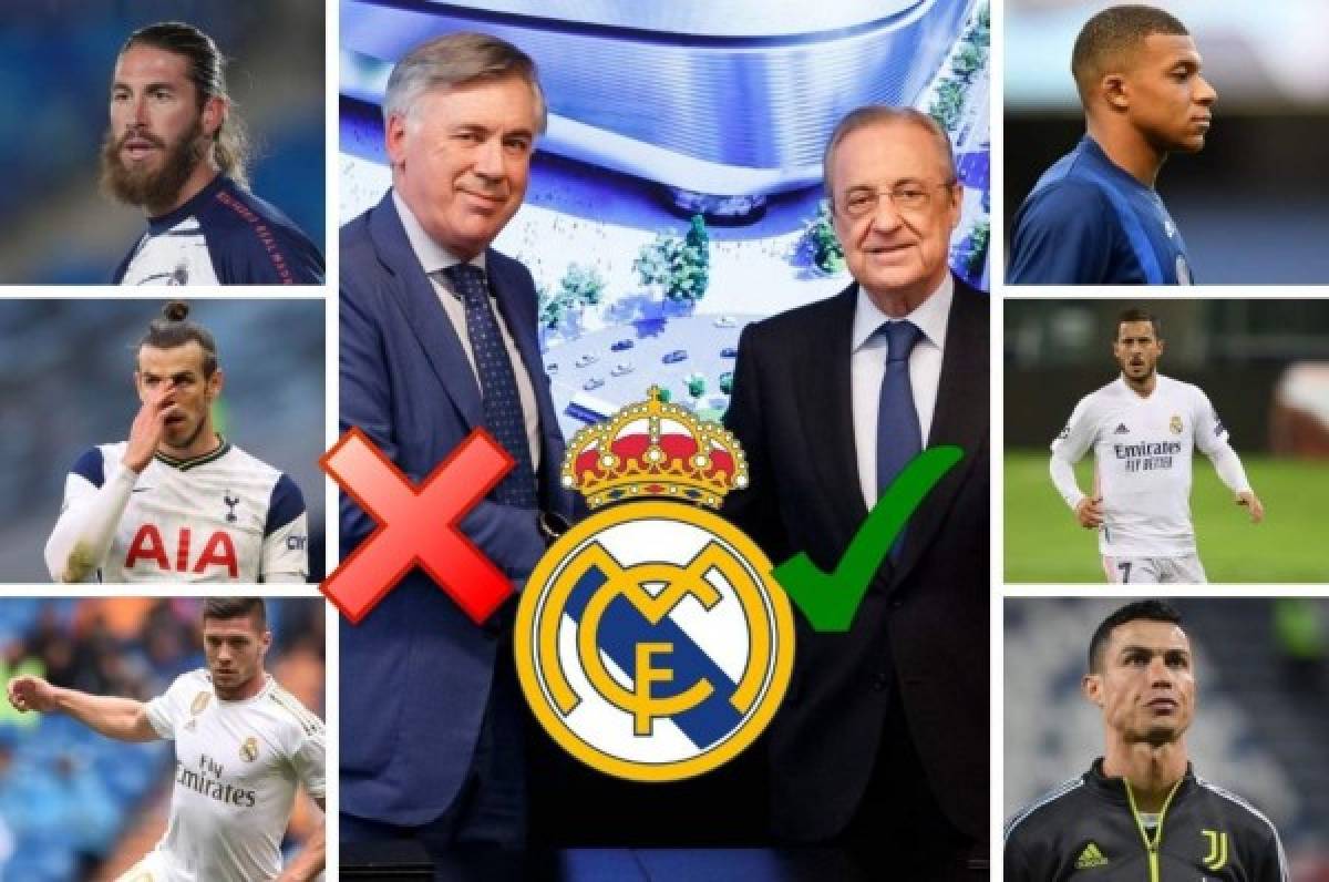 Revolución total en el Real Madrid de Ancelotti: Su lista de fichajes, los que regresan y se van