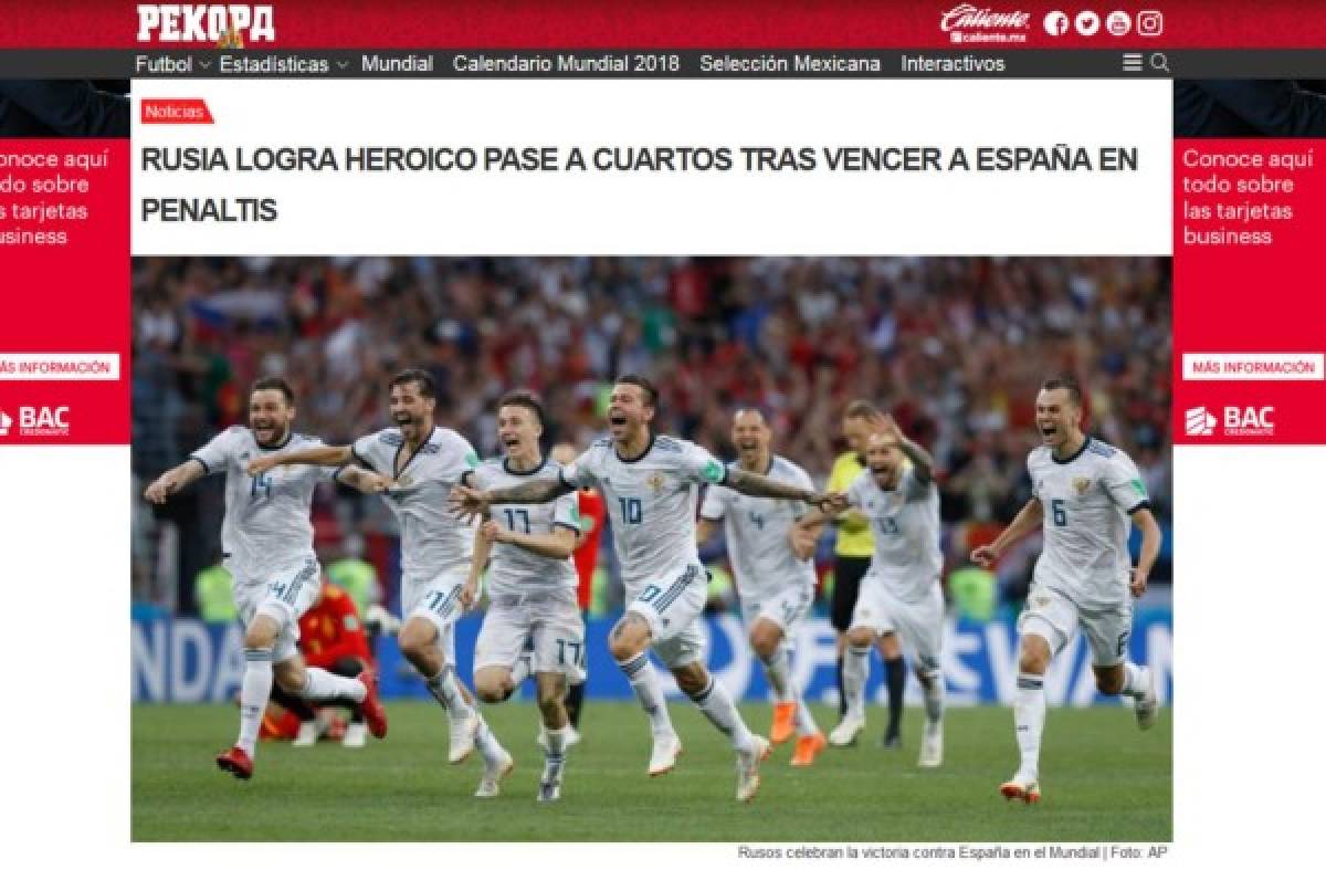 Prensa española e internacional ataca a España por eliminación en Rusia