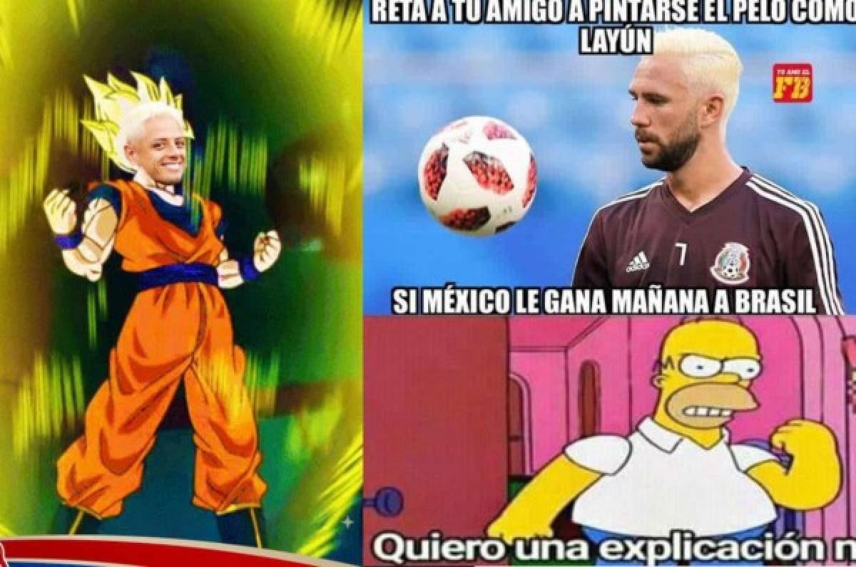 Los mejores memes del cambio de 'look' de Chicharito Hernández y Layún previo al juego con Brasil
