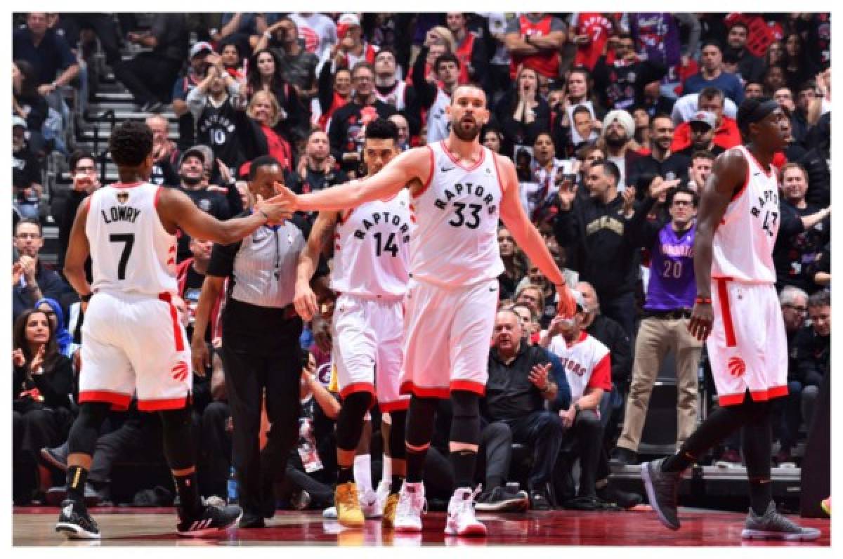 Toronto somete al campeón Warriors en el arranque de la final de la NBA