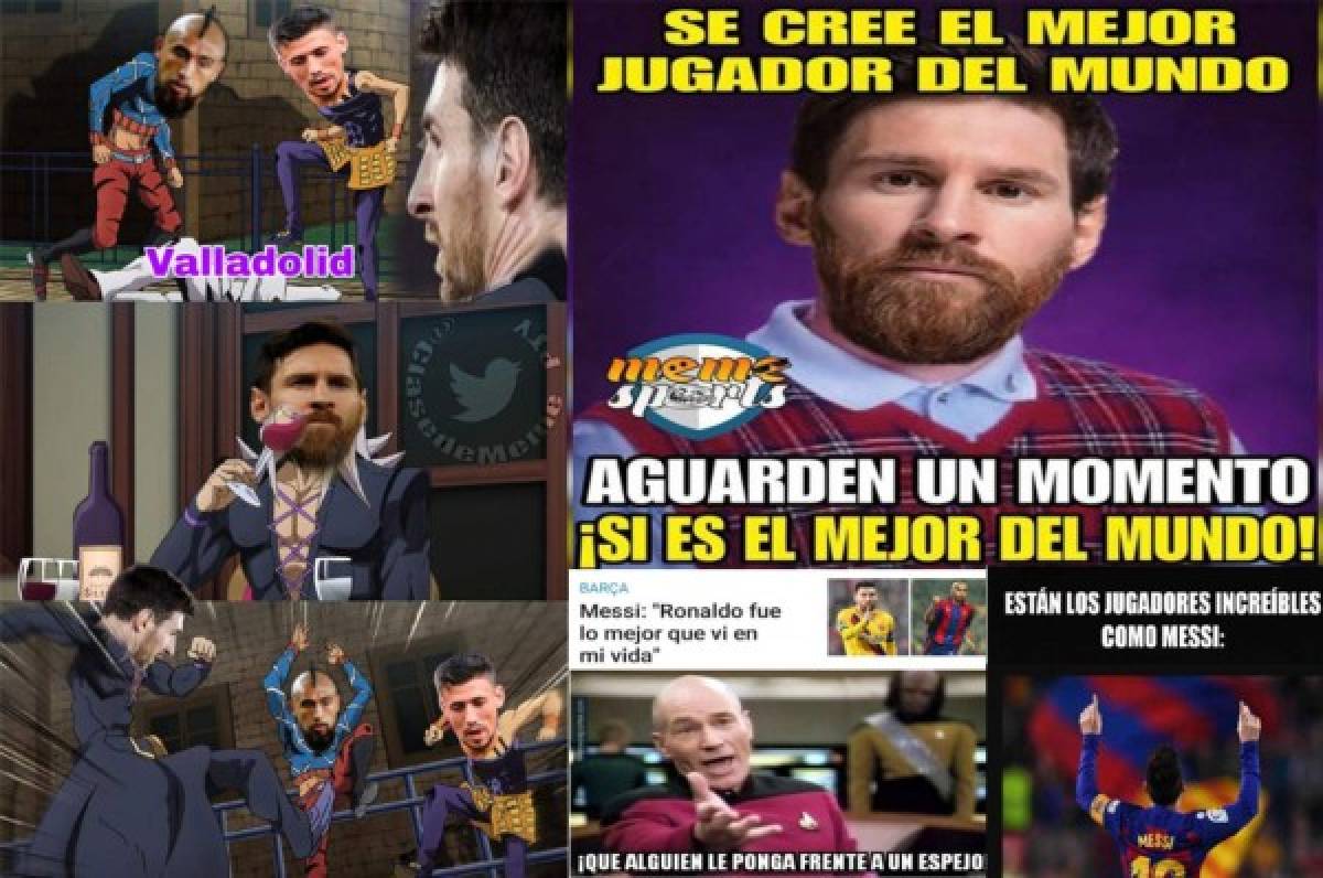 Messi, protagonista de los memes tras la goleada del Barcelona al Valladolid