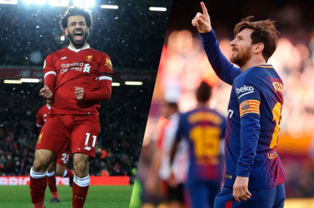 El póker de Salah le catapulta por encima de Messi en la Bota de Oro