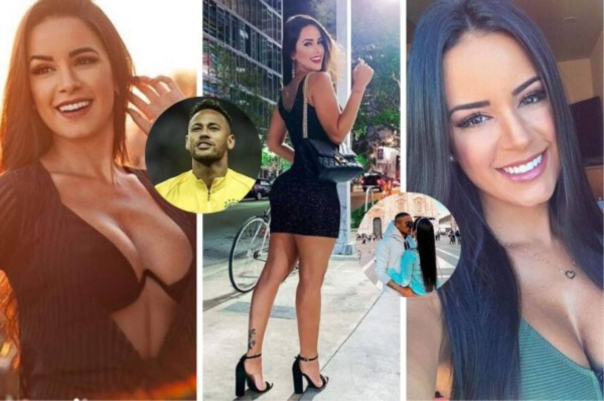 Nathália, la sensual modelo que salió una vez con Neymar y ahora es novia de Douglas Costa