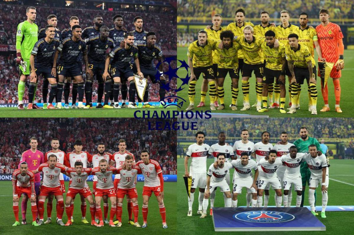 ¿Qué necesitan Real Madrid y PSG para avanzar a la final de la Champions League y dejar fuera a Bayern Múnich y Dortmund?