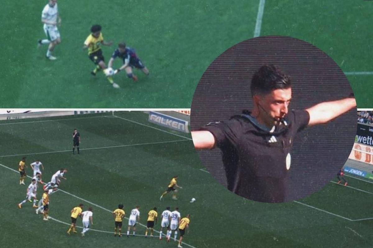 ¡Polémico! este insólito gol que el VAR anuló al Dortmund: árbitro cobró penal, lo pateó y convirtió, pero no valió