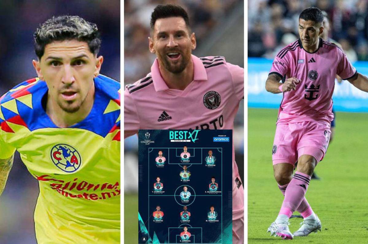 Concachampions: Un hondureño en el 11 ideal de los octavos de final junto a Messi y Luis Suárez