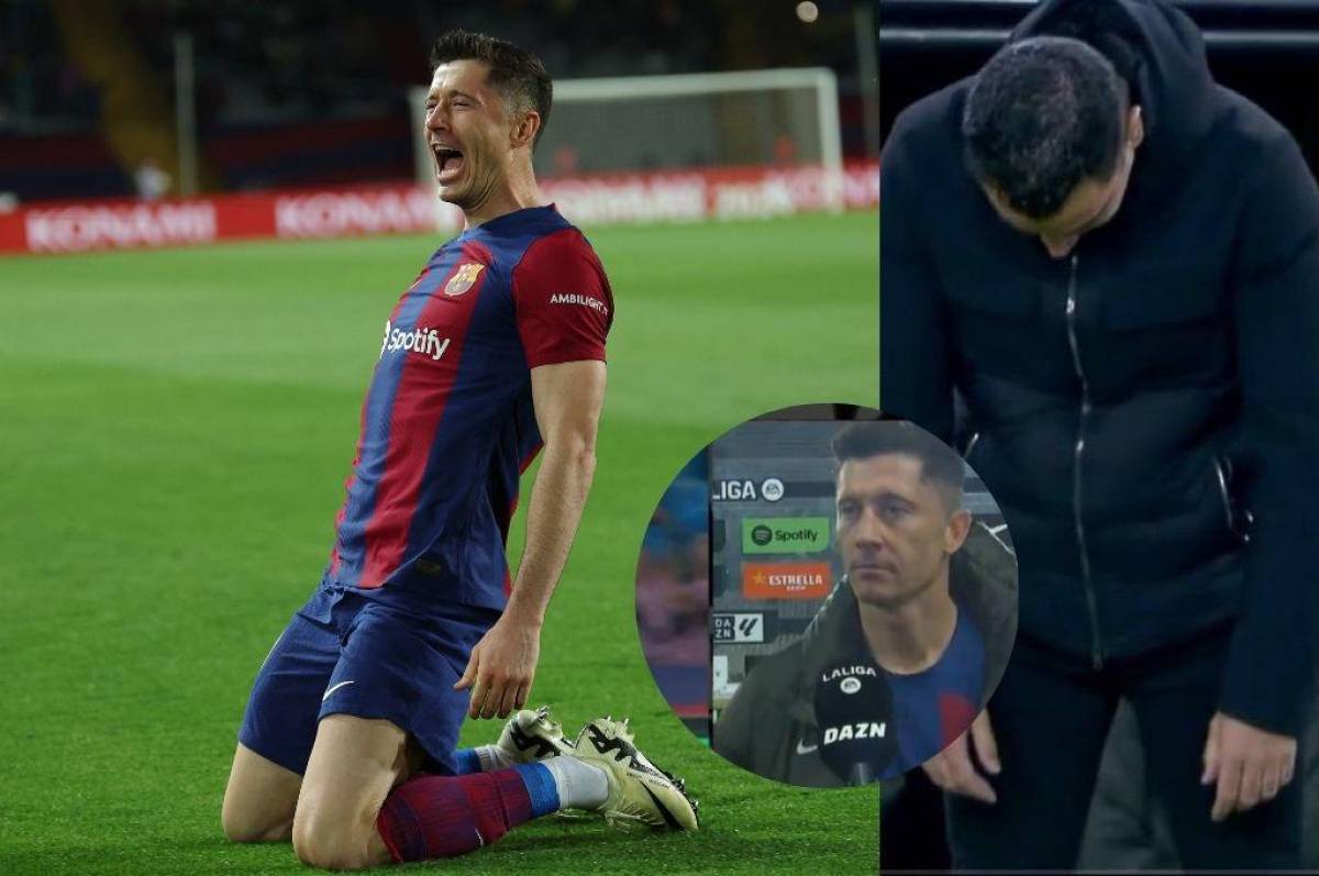 El mensaje subliminal de Lewandowski a Xavi tras anotar el triplete en el triunfo del Barcelona ante Valencia