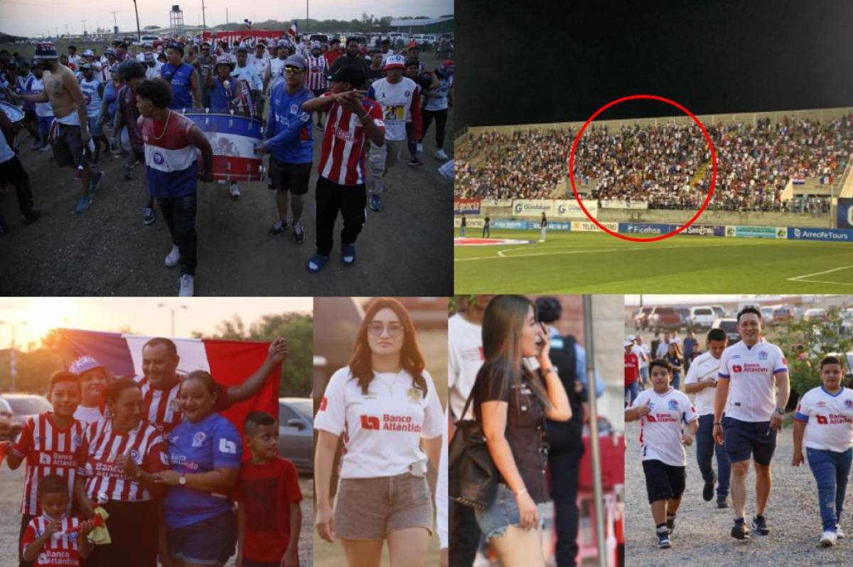 FOTOS: ¡Taquillón! Olimpia le llenó el estadio a Lobos UPNFM: la tremenda hinchada que se apoderó de Choluteca