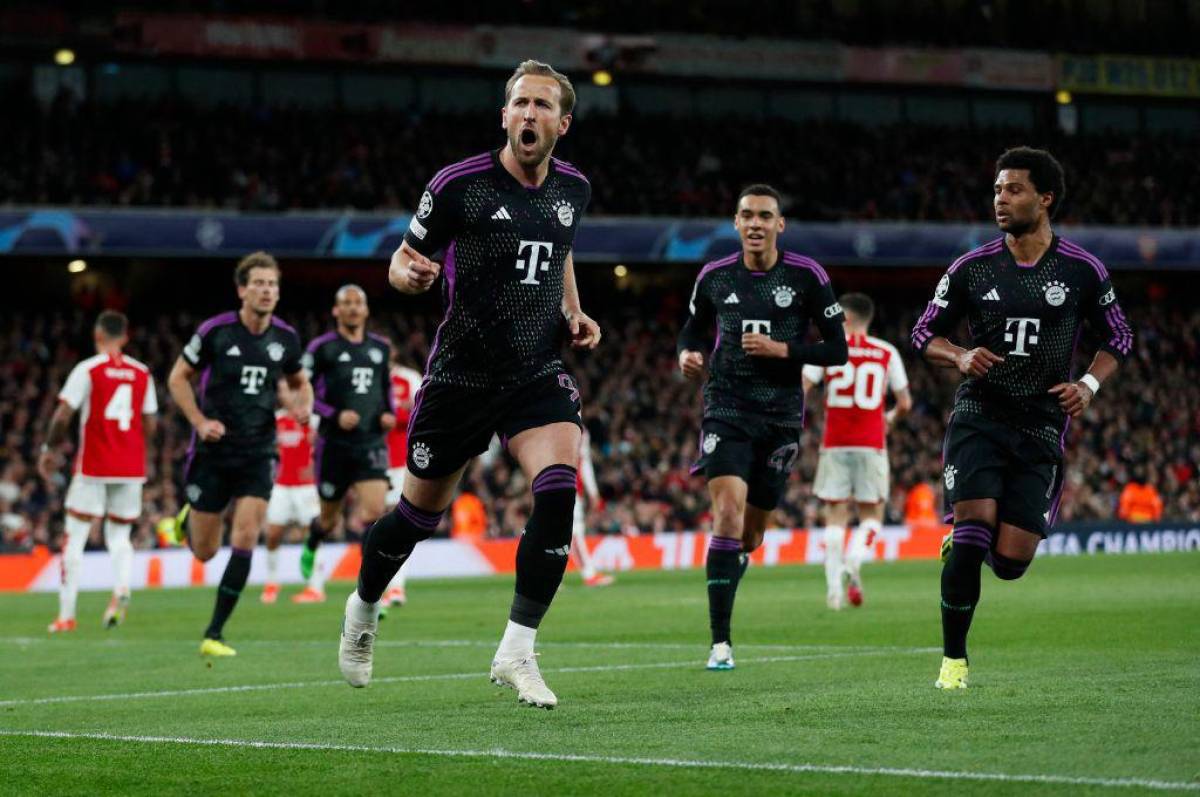 Harry Kane marcó uno de los goles del Bayern Munich. Foto: AFP
