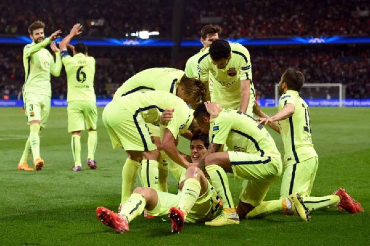 Barcelona venció 3-1 al PSG en París y tiene un pie en semifinales de la UEFA Champions League.