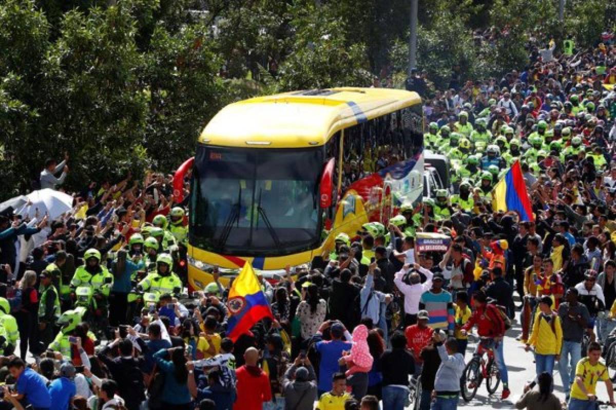 ¡Monumental! Colombia le da a su selección un recibimiento de campeón