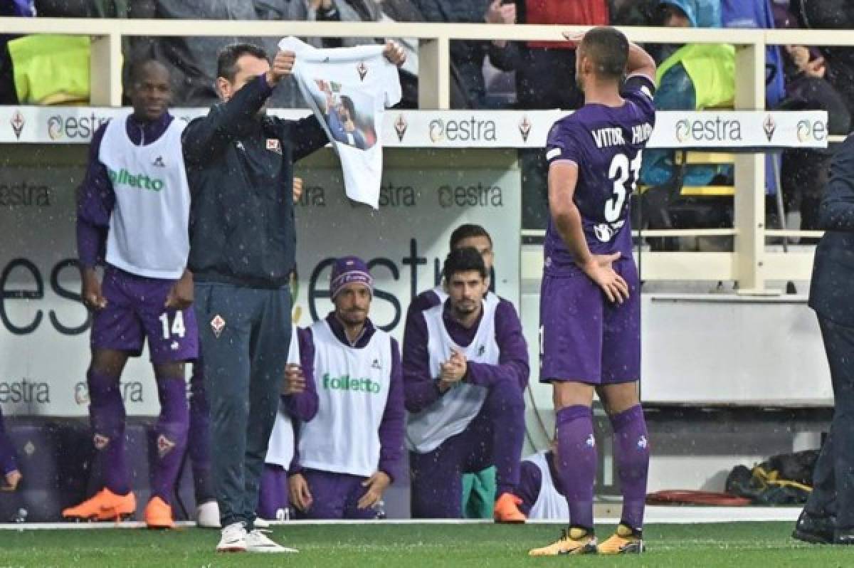 DESGARRADOR: Así se vivió el primer triunfo de la Fiorentina sin su capitán Davide Astori