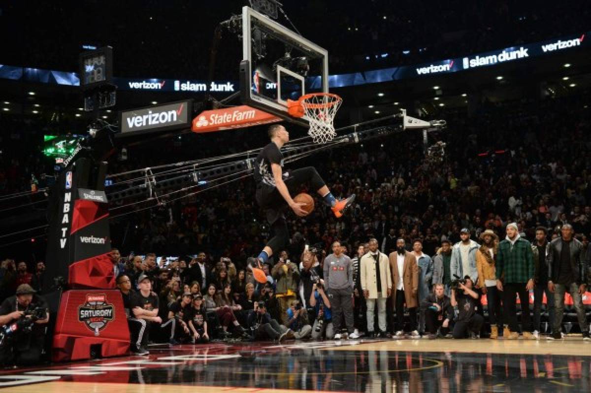Las espectaculares fotos que dejó el concurso de clavadas en la NBA