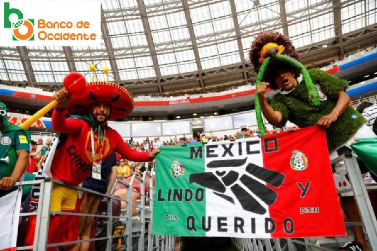 Fotos curiosas: Aficionados mexicanos se robaron el show en el Mundial de Rusia