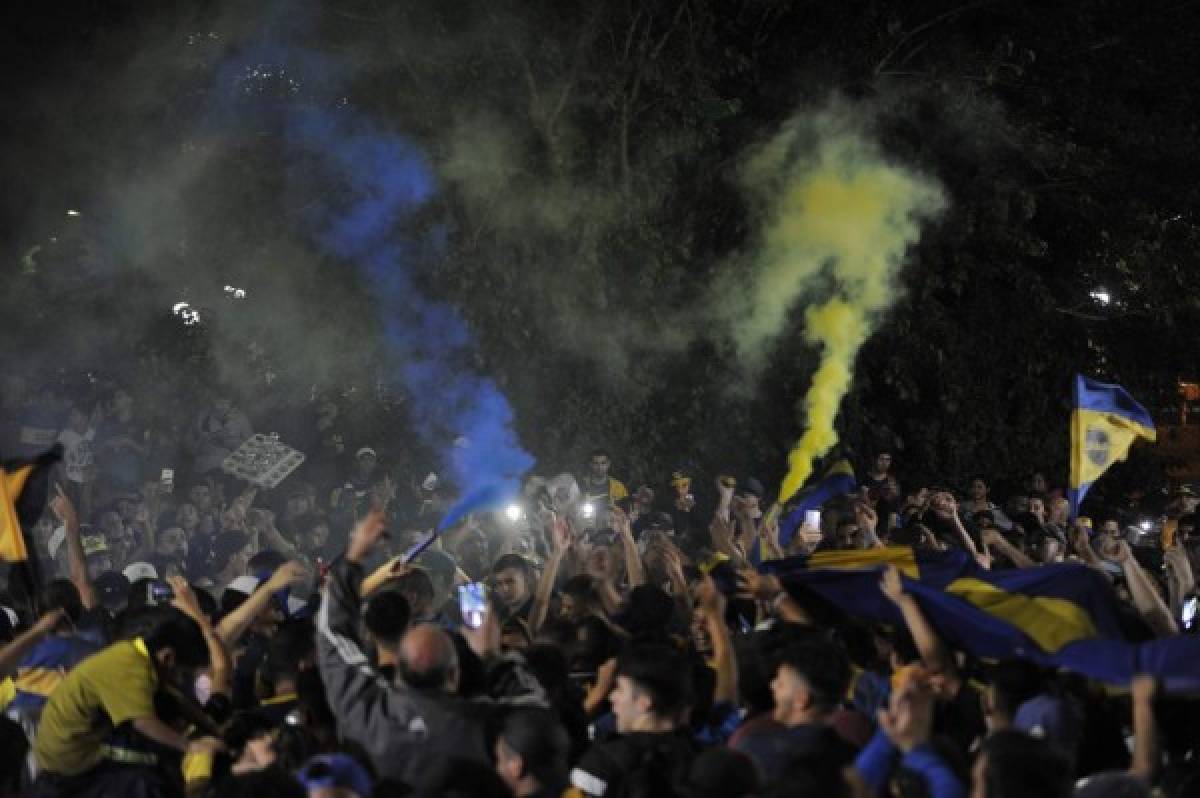 FOTOS: La impresionante despepida de los aficionados al Boca Juniors