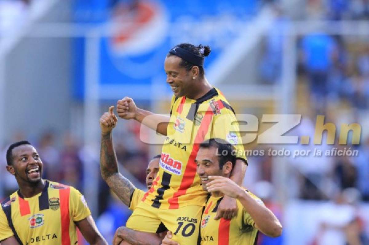 EN FOTOS: Así fue todo el recorrido de Ronaldinho en Honduras