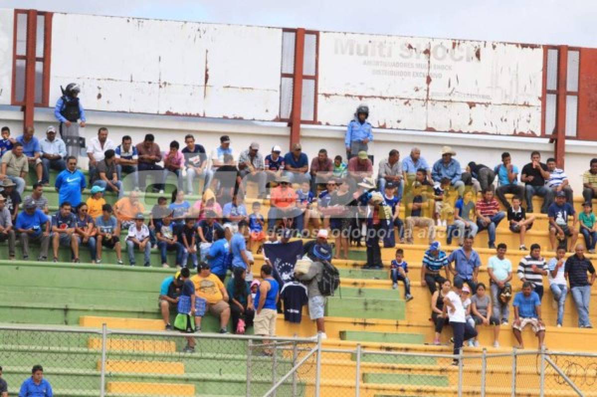 Así se volvió a vivir un partido de Liga Nacional en Comayagua