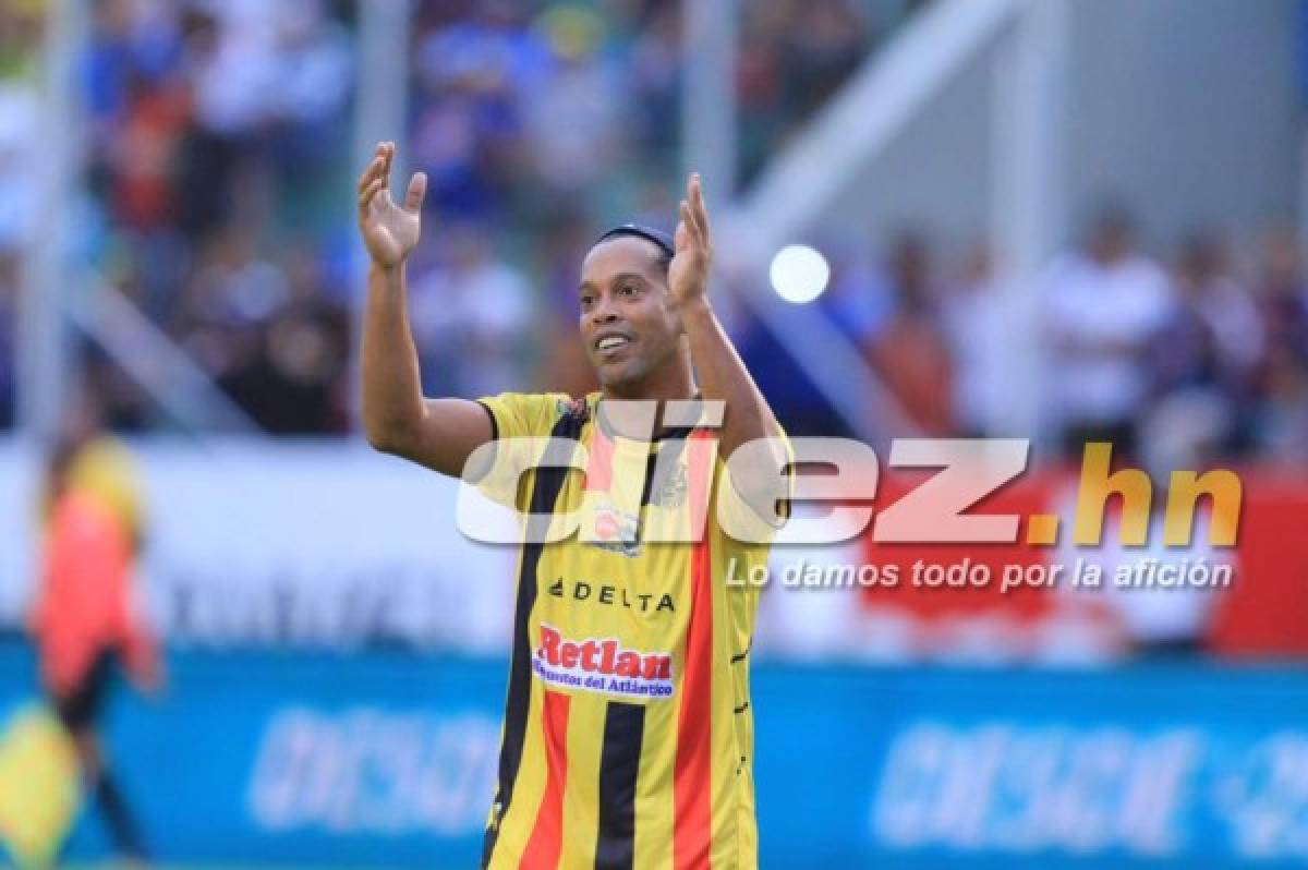 EN FOTOS: Así fue todo el recorrido de Ronaldinho en Honduras