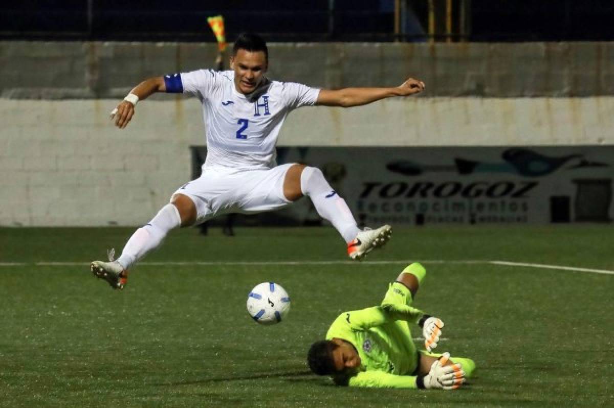 El uno a uno de Honduras: Primer tiempo de ilusión, segundo de realidad futbolística