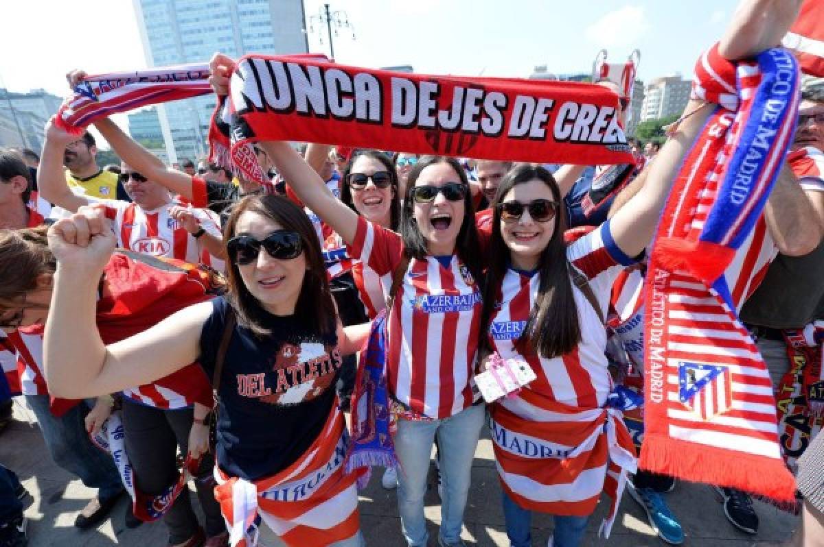 Ambiente espectacular en Milán por la final de la Champions League