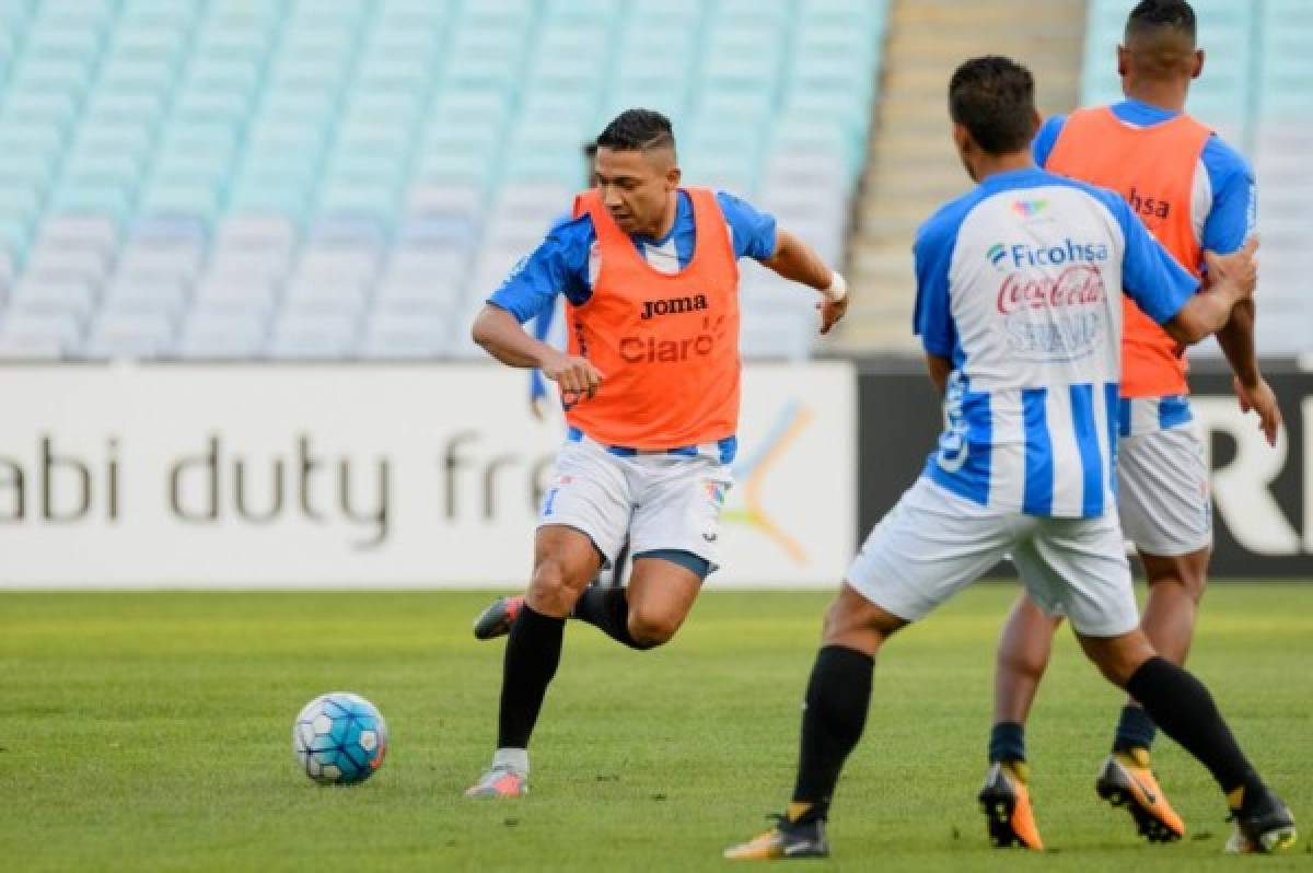 En fotos: Entre espías y la furia de Pinto, así entrenó Honduras en el ANZ Stadium