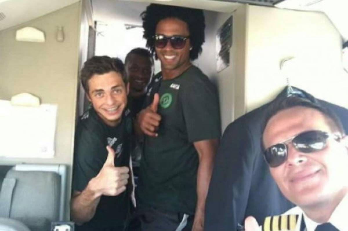 Terribles fotos del avión que se estrella con el club Chapecoense