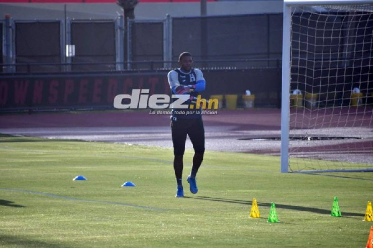 ¡Sonrisas, concentración y novedades! Las postales del primer entreno de Honduras en Houston