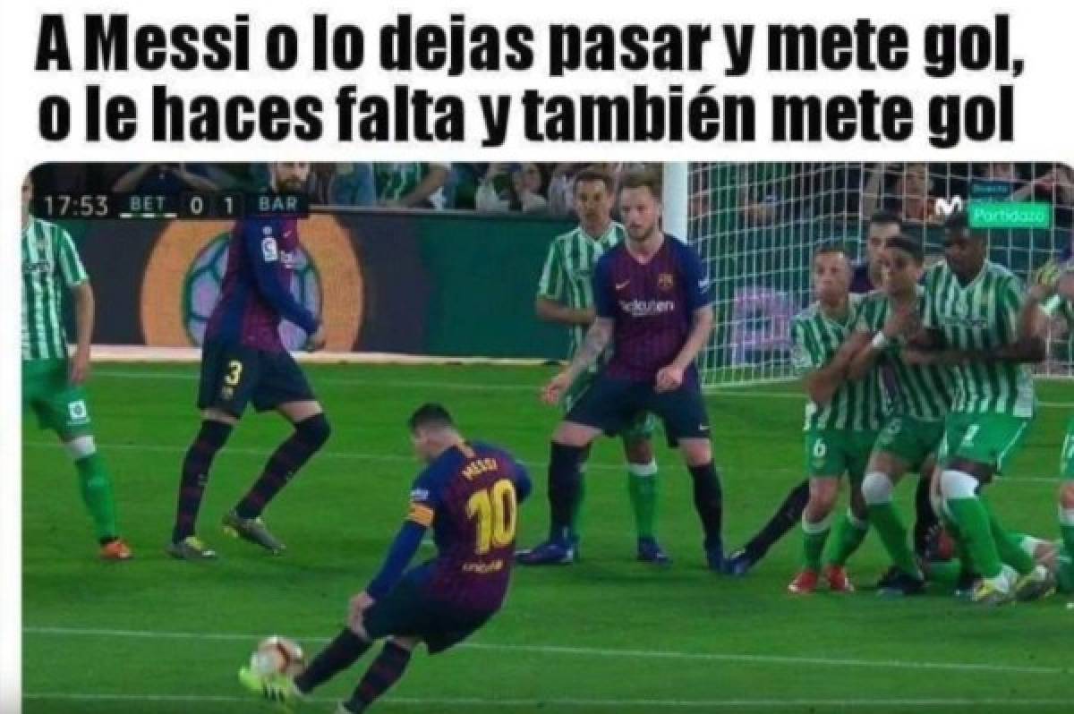 Los memes elogian a Messi tras su hattrick contra el Betis y hacen pedazos al mexicano Diego Lainez