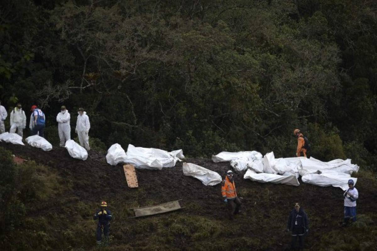 Las 24 imágenes más desgarradoras de la tragedia del Chapecoense