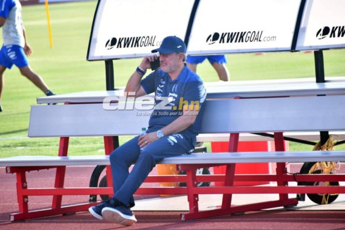 ¡Sonrisas, concentración y novedades! Las postales del primer entreno de Honduras en Houston