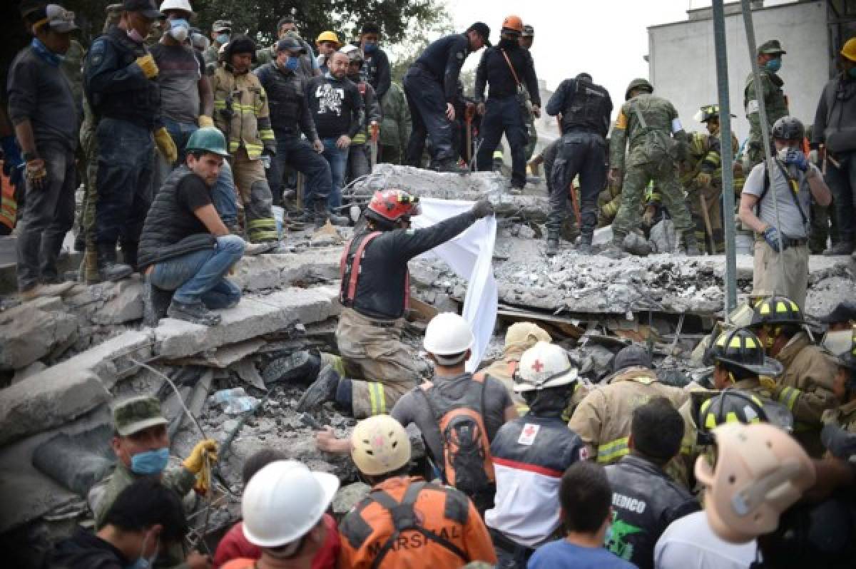 Las imágenes conmovedoras e impactantes del sismo que sacudió a México  