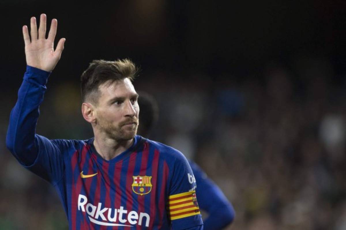 La respuesta de Messi ante los aplausos en el Benito Villamarín: 'Nunca me había pasado'