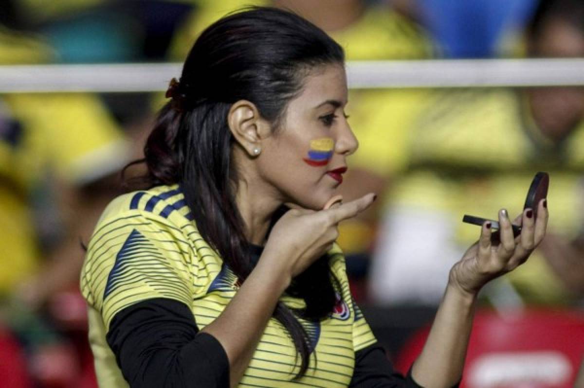 ¡Muñecas! Colombianas y aficionada qatarí enamoran en la Copa América 2019