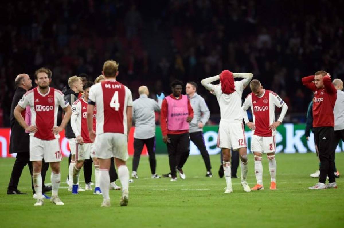 ¡Llanto y tristeza! Las imágenes del Ajax tras quedar fuera de la final de Champions
