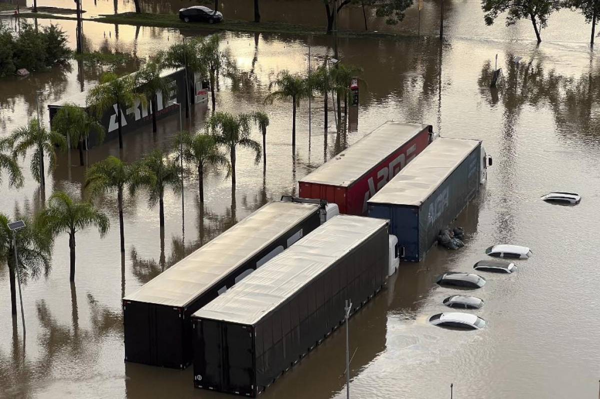 Impactantes imágenes en Brasil: así quedaron los estadios de Gremio e Inter tras inundaciones ¿Cuántos muertos hay?